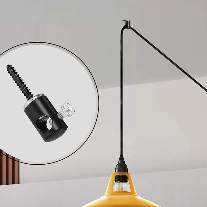 Pendant Light Cable Hook Fixture Pendant Cord Mounting Clips ~4213